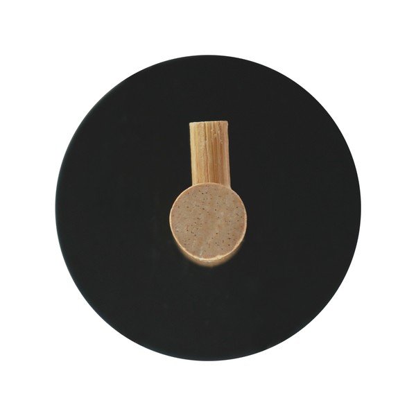 Set di ganci senza foratura color nero opaco in metallo 2 pz Fixeo – douceur d'intérieur
