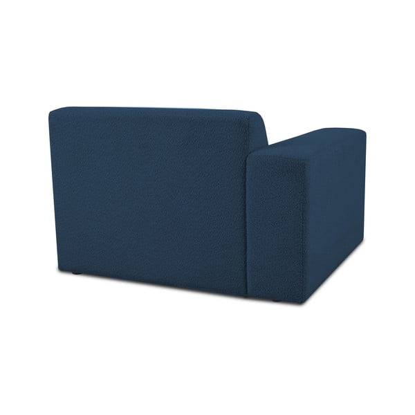 Modulo divano in bouclé blu scuro (angolo sinistro) Roxy - Scandic-image-2