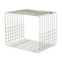 Mensola color argento lucido in metallo con ripiani multipli 38 cm Store-It – Mette Ditmer Denmark