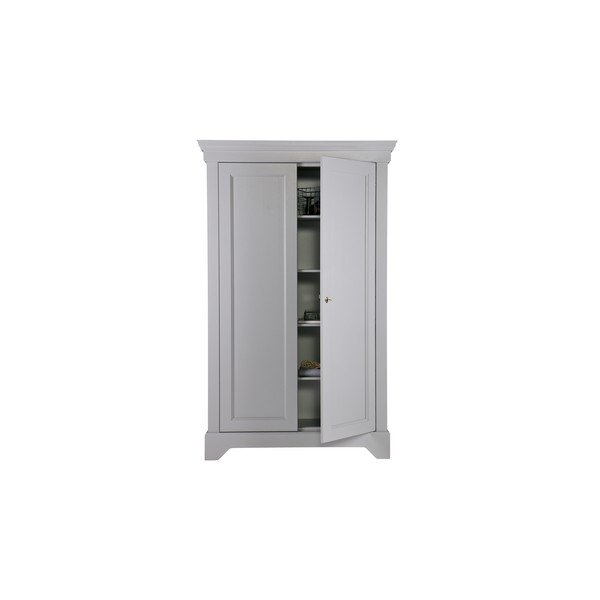 Armadio in legno di pino grigio Isabel - WOOOD-image-2