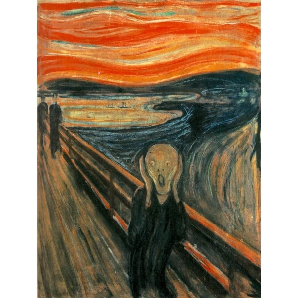Riproduzione di Edvard Munch - L'urlo, 60 x 80 cm Edward Munch - The Scream - Fedkolor