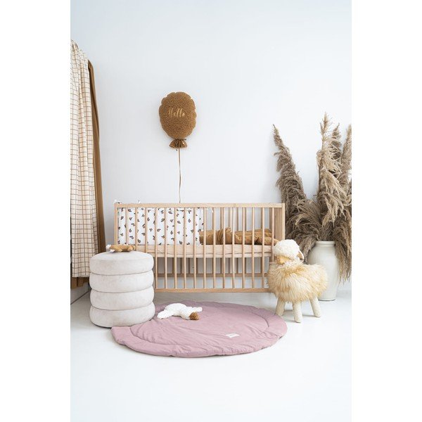 Tappeto da gioco per bambini rosa chiaro - Malomi Kids-image-1