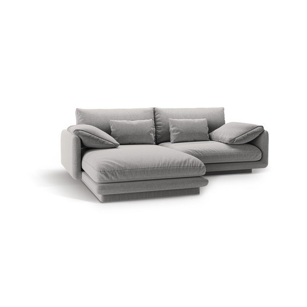 Divano angolare grigio chiaro (angolo sinistro) Torino - Micadoni Home-image-2