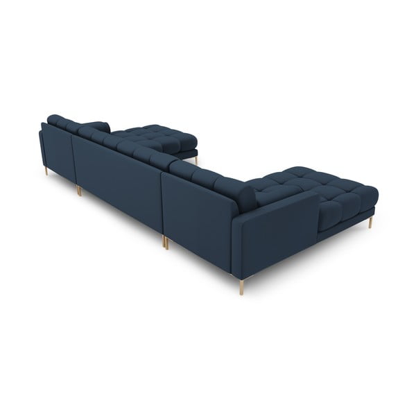 Divano angolare blu a U Bali - Cosmopolitan Design-image-4