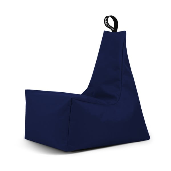 Puof a sacco blu scuro Icy XL – So Soft?