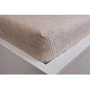 Lenzuolo con angoli color crema in microflanella 180x200 cm Basic – Jerry Fabrics