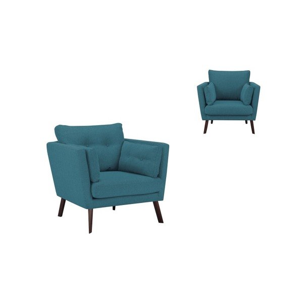Poltrona turchese Elena - Mazzini Sofas-image-1