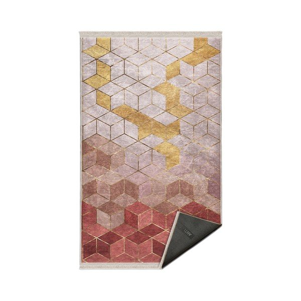 Tappeto rosa 80x150 cm Optic - Mila Home