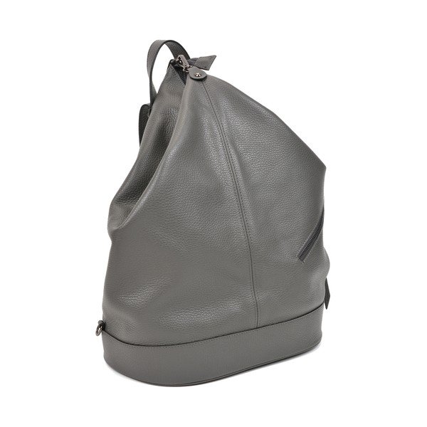 Zaino in pelle grigia Chic - Carla Ferreri-image-2