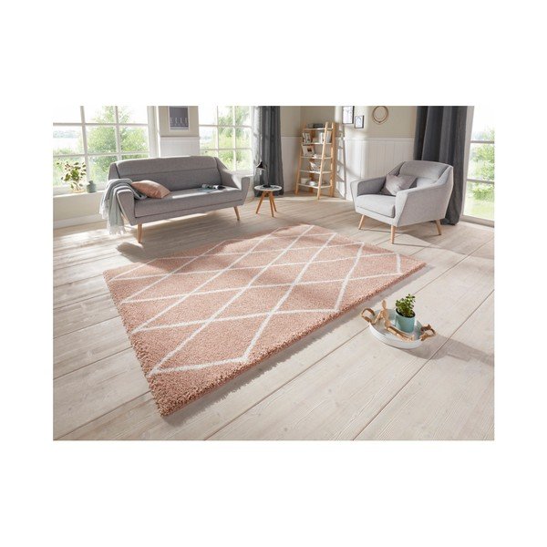 Růžový koberec Elle Decoration Passion Abbeville, 160 x 230 cm-image-1