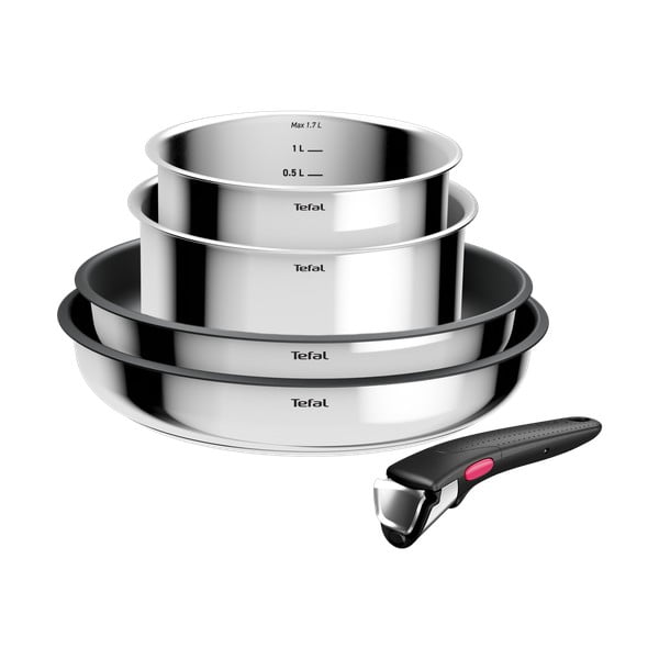 Set di pentole in alluminio 5 pezzi INGENIO Cook Eat L881S504 - Tefal