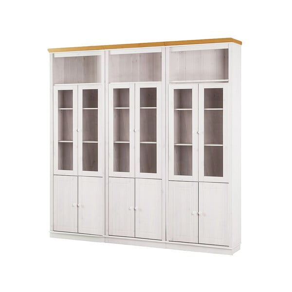 Vetrina in legno di pino bianco 518x223 cm Anita - Støraa-image-2