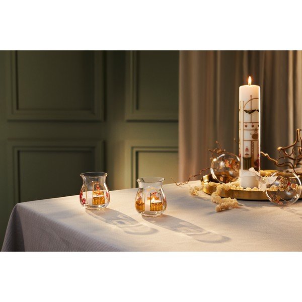 Candela con motivo natalizio tempo di combustione 56 h Holmegaard Christmas - Holmegaard-image-1