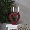 Portacandele natalizio a LED rossi, altezza 45 cm Dala - Star Trading