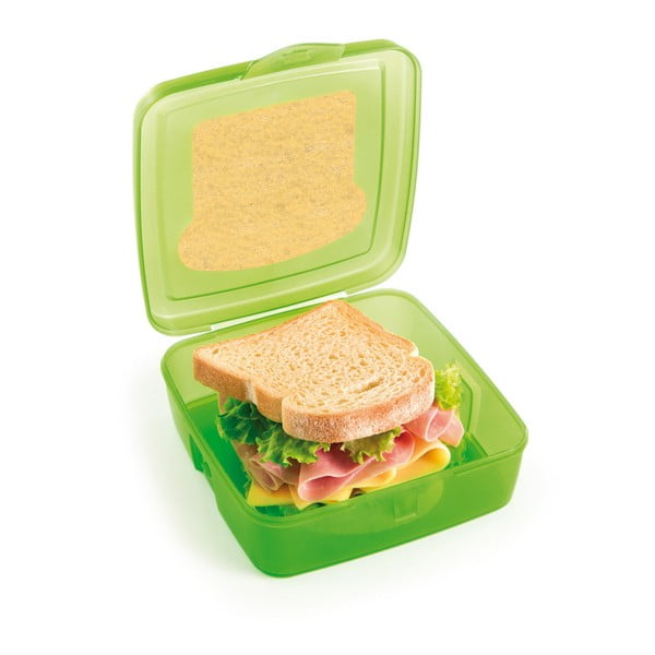 Scatola snack Sandwich Verde, 500 ml - Snips-image-1