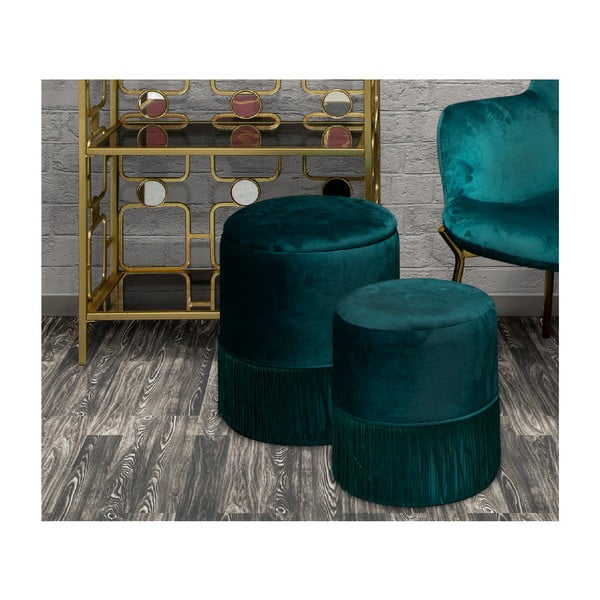 Set di 2 sgabelli verdi Constanzo - Mauro Ferretti-image-1