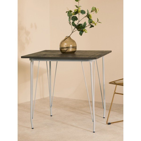 Tavolo da pranzo in olmo massiccio ø 80 cm District – Premier Housewares-image-3