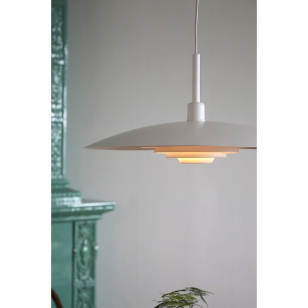 Lampadario bianco con paralume in metallo ø 57 cm Piny – Markslöjd-image-1