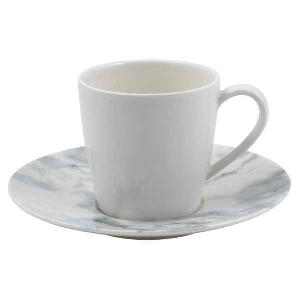 Piattino in porcellana bianca e nera Villeroy & Boch Marmory, ø 16 cm Like Marmory - like | Villeroy & Boch-image-2