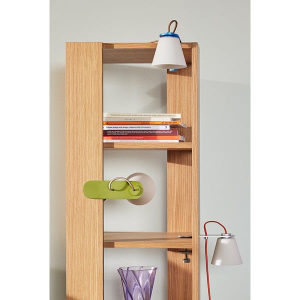 Lampada da tavolo grigia con paralume in vetro (altezza 23 cm) Lure - Hübsch-image-3