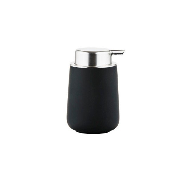 Dispenser di sapone in ceramica nera 250 ml Nova - Zone