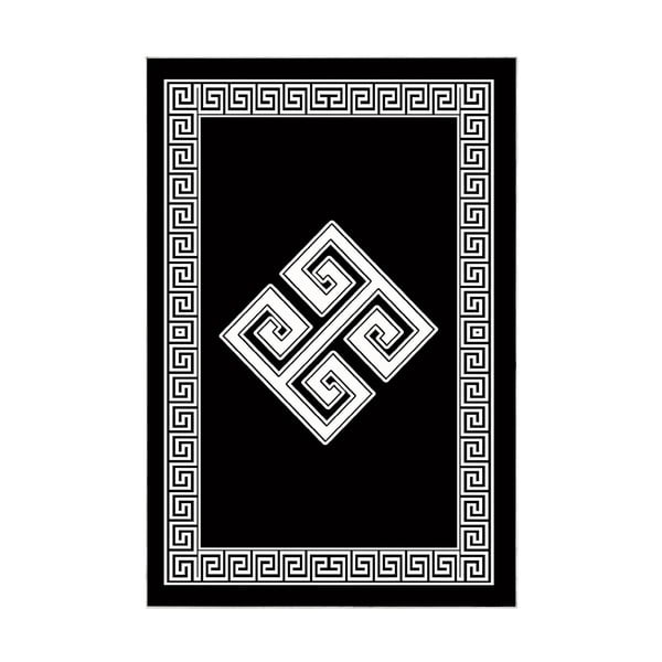 Tappetini da bagno in bianco e nero in set di 2 pezzi - Foutastic-image-3