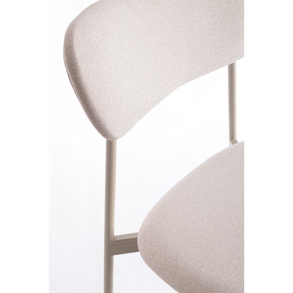 Sedia da pranzo grigio tortora in imbottito Inka – Yes Everyday-image-1