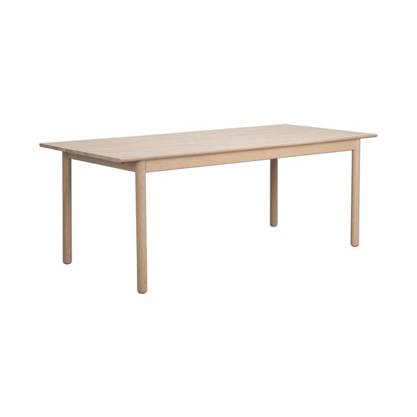 Tavolo da pranzo in rovere massiccio allungabile 90x205 cm Derrymore – Rowico