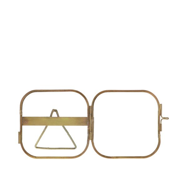 Cornice in metallo color oro 11x10 cm - Rex London-image-3