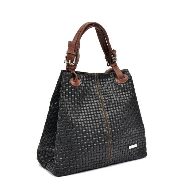 Borsa in pelle Seina 858 Nero - Isabella Rhea-image-2