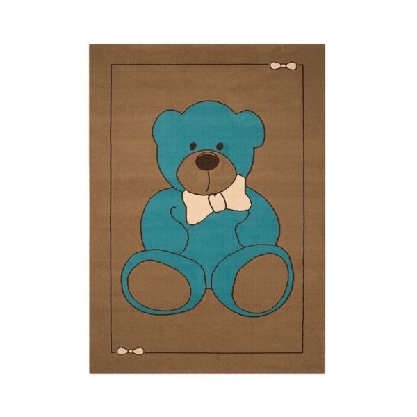 Dětský hnědý koberec Zala Living Teddy, 140 x 200 cm