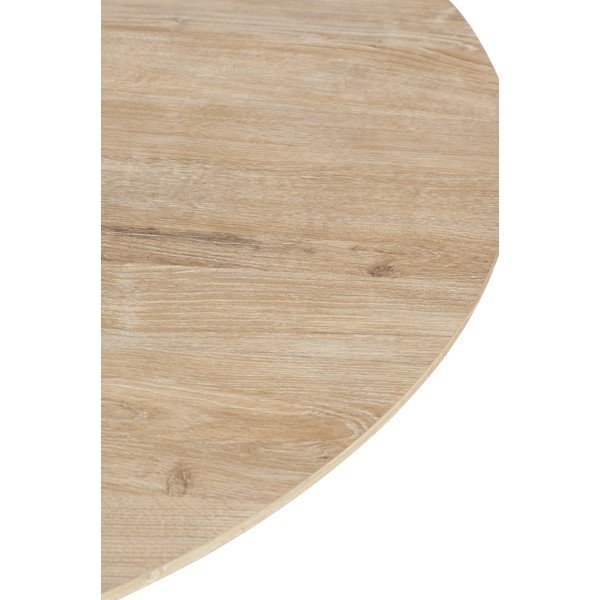 Tavolo da pranzo rotondo con effetto faggio ø 110 cm Week – Ellos Home-image-3