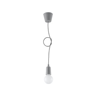Lampada a sospensione grigia ø 5 cm Rene - Nice Lamps