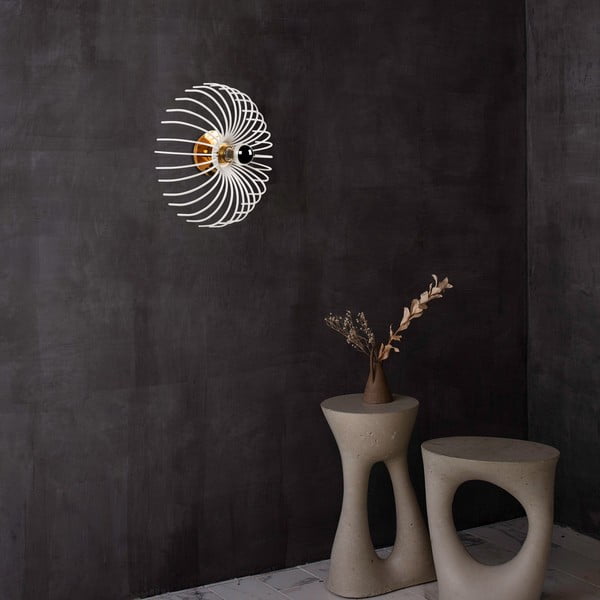 Lampada da parete bianca Aspendos, ø 36 cm - Opviq lights-image-1