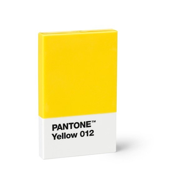 Custodia gialla per biglietti da visita - Pantone