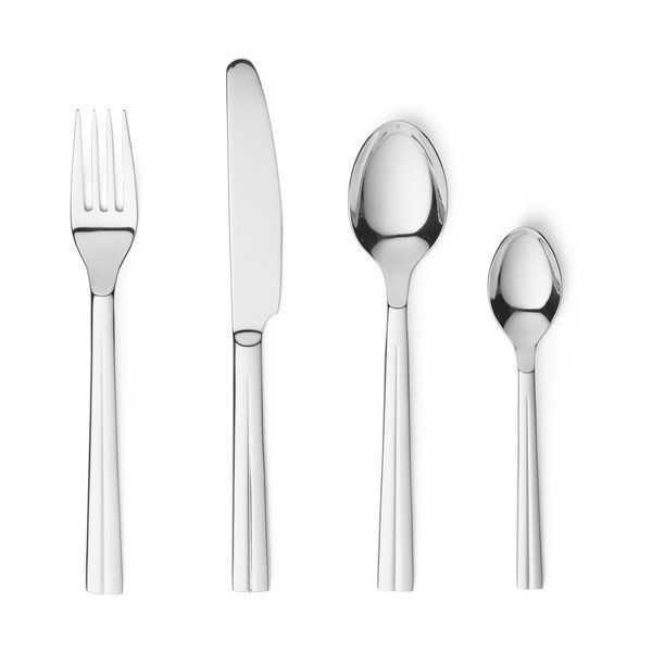 Posate argentate in acciaio inox 16 pz per 4 persone Grand Cru – Rosendahl