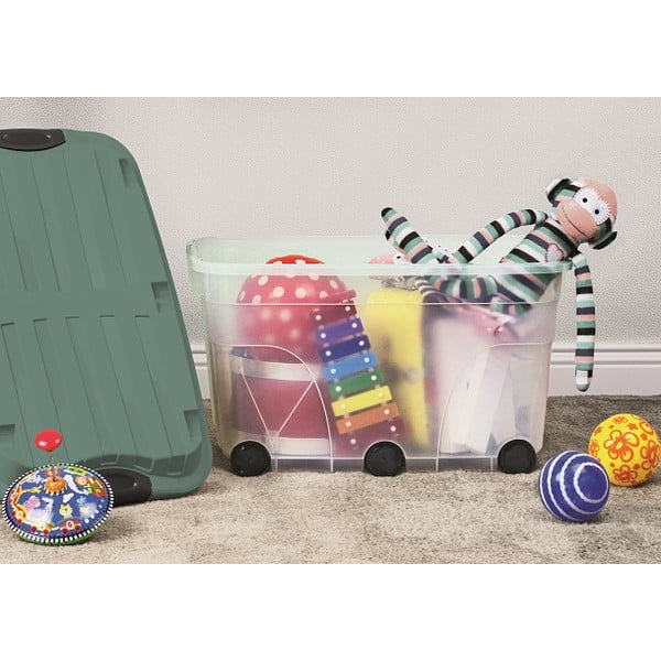 Scatola di plastica con coperchio Roller - Rotho-image-2