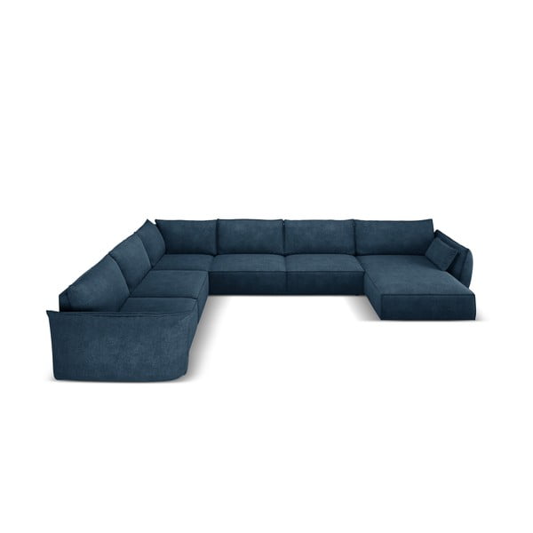 Divano angolare blu scuro (angolo sinistro) Vanda - Mazzini Sofas