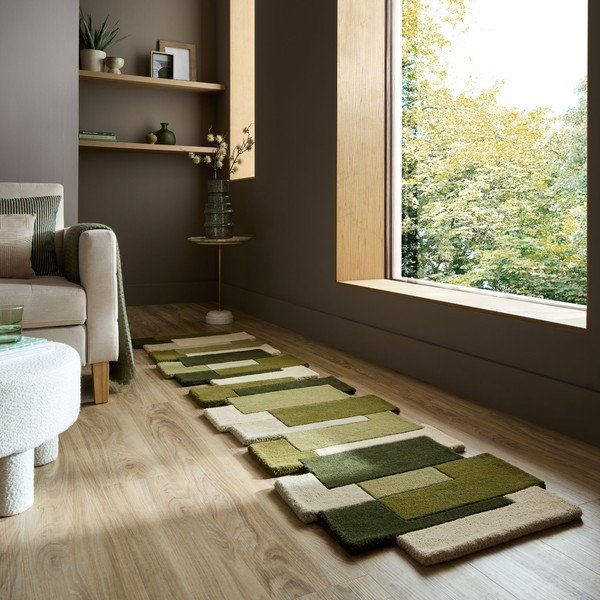 Passatoia in lana tessuta a mano 60x230 cm Collage – Flair Rugs-image-1
