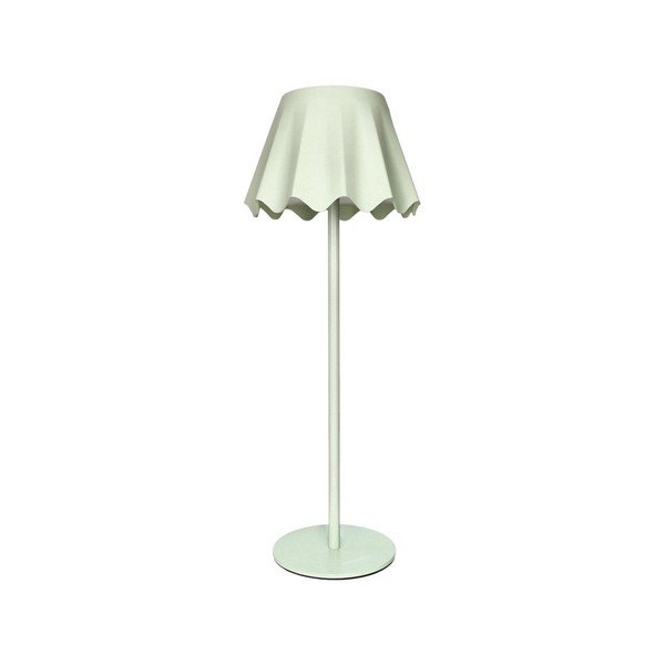 Lampada da tavolo LED verde chiaro in metallo con intensità regolabile (altezza totale 36 cm) – Brandani