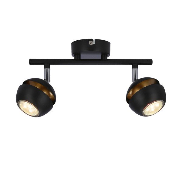Lampada da soffitto con paralume in metallo nero-oro 8x32 cm Boni - Candellux Lighting-image-4