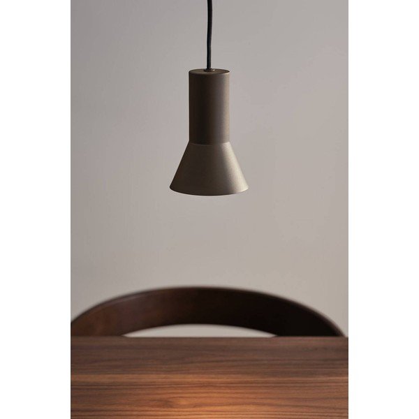 Lampadario marrone in alluminio con intensità regolabile ø 10 cm Evan – Jotex-image-1