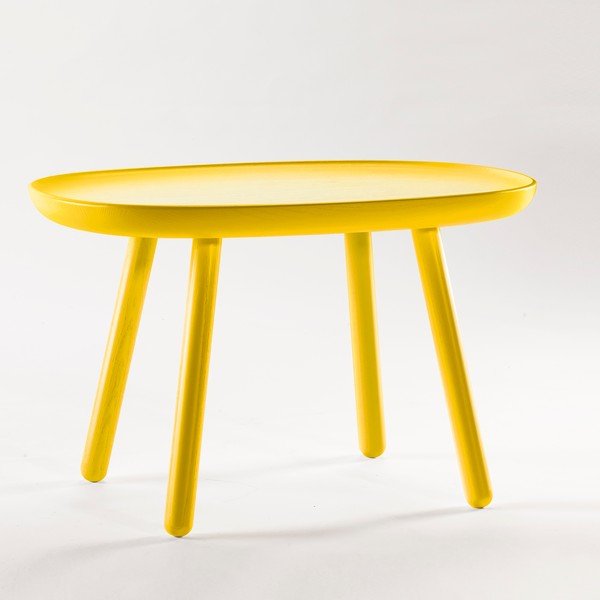 Tavolo giallo in legno massiccio, 61 x 41 cm Naïve - EMKO-image-1
