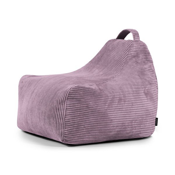 Pouf a sacco per bambini viola con rivestimento in velluto a coste Game Amuse – SLOWDOWN