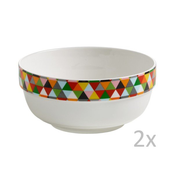 Sada 2 misek Maxwell & Williams Abstraction Triangle