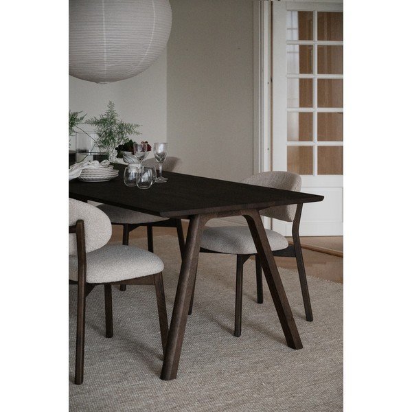 Tavolo da pranzo in rovere massiccio allungabile 95x220 cm Clapperton – Rowico-image-1