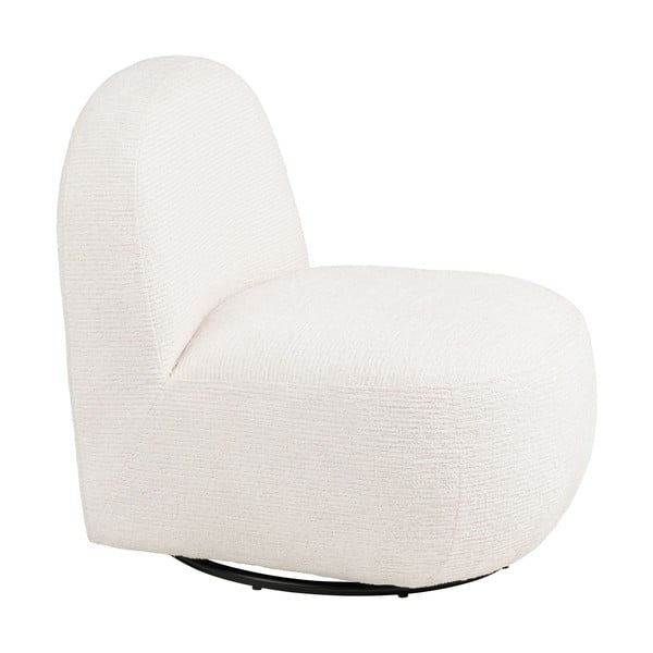 Poltrona color crema girevole Milo – House Nordic-image-3