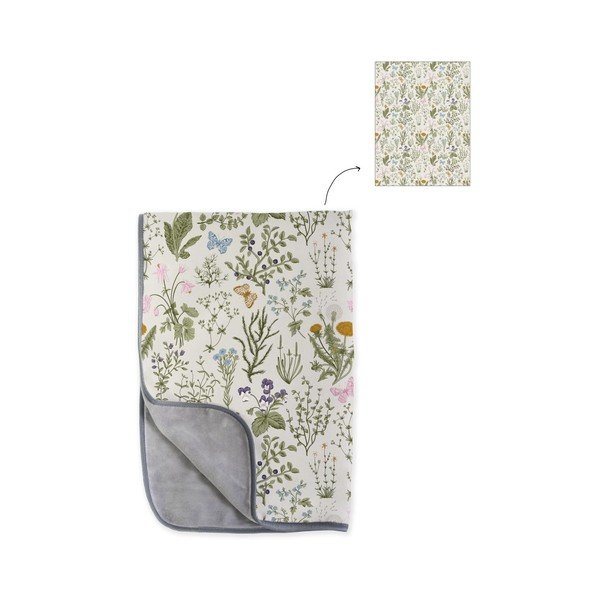 Coperta reversibile in microfibra Botanicus, 130 x 170 cm Botanic Herbs - Surdic-image-1