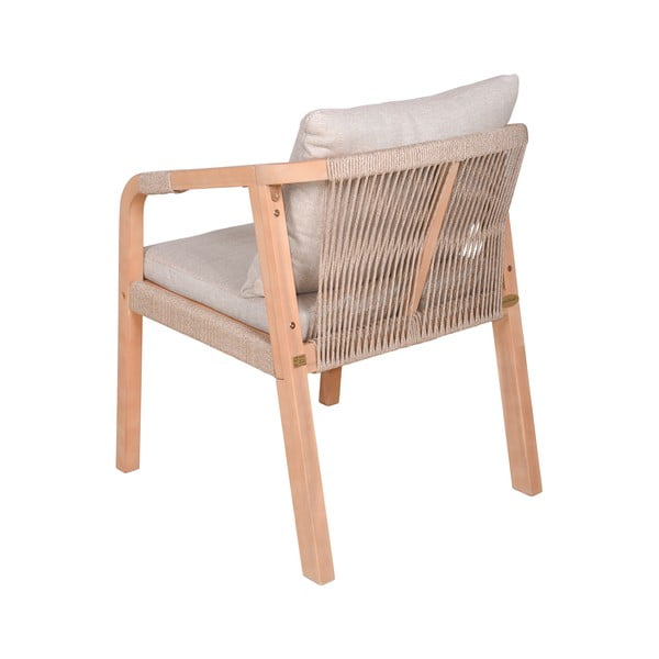 Sedie da esterno in set di colore naturale in legno massiccio 2 pz Bogota – Garden Pleasure-image-3