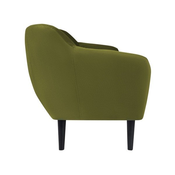 Divano in velluto verde , 188 cm Toscane - Mazzini Sofas-image-3